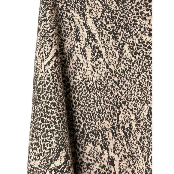 Tyler Boe Fringed Poncho Sweater M/L Gray Cashmere Blend Knit - Picture 6 of 11